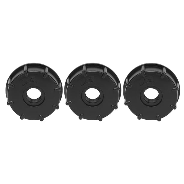 Adaptador de drenaje de tanque IBC, conector de válvula de conector de tanque IBC de 3 piezas, conector de tanque de agua, máxima comodidad