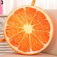 thumbnail image 2 of Windcarnival Soft Round Pillow Plush Cushion Orange Kiwi Watermelon Fruit Toys Seat Pad, 2 of 13