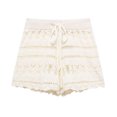 thumbnail image 3 of HH TRAF 2024 Verano Moda Mujer Pantalones Cortos Trajes Tejidos Tendencia Suéter Ahuecado Top + Pantalones Cortos Vintage Para Mujer, 3 of 5