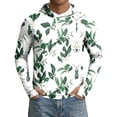thumbnail image 2 of Mens UPF 50+ Fishing Hoodie Long Sleeve UV Protection Hoodie Rash Guard with Thumb Holes for Swimming Running Hiking Boating, 2 of 7