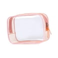 thumbnail image 1 of Bolsa de maquillaje transparente perfecl organizador Portátil estuche de Cosmético rosa 17 cm x 12 cm x 6 cm, 1 of 8