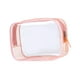 thumbnail image 1 of Bolsa de maquillaje transparente perfecl organizador Portátil estuche de Cosmético rosa 17 cm x 12 cm x 6 cm, 1 of 8