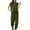 Army Green, variant on Women's Summer 2 Piece Tracksuit Outfit Casual Cap Sleeve Tops High Waist Track Pants Sweatsuits Lightweight Loose Fitted Loungewear Matching Sets