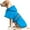Blue, variant on HQREA Adjustable Dog Raincoat, Reflective Dog Rain Jacket with Leash Hole for Outdoor