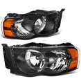 thumbnail image 1 of Faros delanteros DNA MOTORING HL-OH-DR02-BK-AM Carcasa negra ámbar, 1 of 7