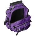 thumbnail image 3 of Everest 5045WH-DPL Deluxe Wheeled Backpack - Dark Purple, 3 of 9