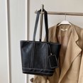 thumbnail image 3 of Bolso Hombro Elegante para Mujer Compras Sencillo Con Cierre Color Sólido PU, 3 of 9