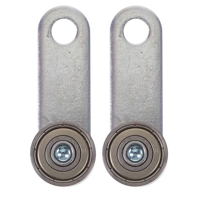 2 piezas de rodillos resistentes para puertas corredizas con rodamientos, ruedas para portones, puntal, canal, riel de carro, polea, cable, riel de carro, ruedas de rodillos