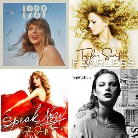 1989 (Taylor's Version) & Fearless & Speak Now & Reputation [CD Bundle]