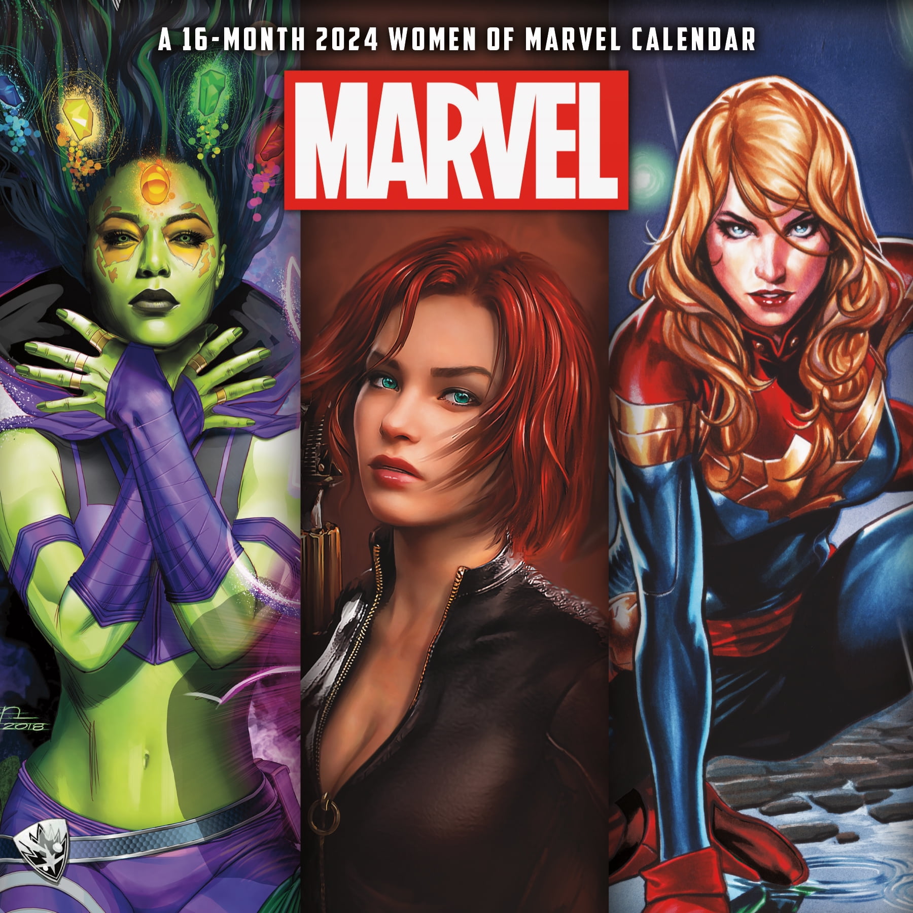 Trends International 2024 Marvel Women of Marvel Wall Calendar - Walmart.com
