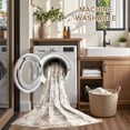 thumbnail image 5 of UERMEI 3'x5' Small Area Rugs for Entryway, Machine Washable Ultra-Thin Soft Rug, Non Slip Indoor Door Mats, Throw Rug for Bedroom Hallway, Laundry Room Carpets, Brown, 5 of 6