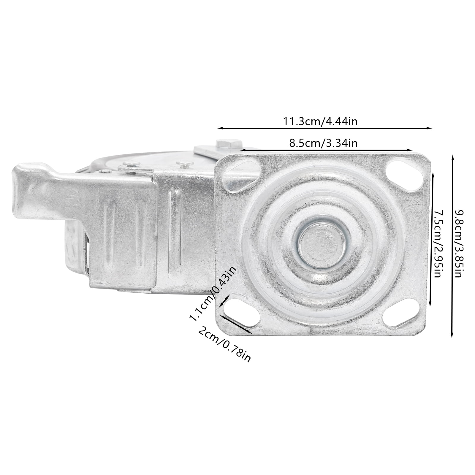 4PCS Wheels 8 Inch Caster Wheels, Caster Wheels