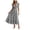 Z1-Grey, variant on Women's Summer Wrap Maxi Dress Short Ruffle Sleeve V Neck High Waist Pleated Hem Flowy Long Sundress (Red, XXL)