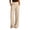 Khaki, variant on PBFRDSJ Modal Wide Leg Pants for Women Elastic High Waisted Palazzo Pants Boho Lightweight Trousers with Pockets Sizes XS-2XL