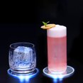 thumbnail image 2 of Cateissary Posavasos con luz LED, portavasos, impermeables, luminosos, para botellas, transparentes, para bebidas, manteles individuales, reutilizables Cocina y Comedor Tipo 1 Cateissary HA6294-01B, 2 of 6