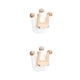thumbnail image 1 of Injueey Soporte para secador de pelo Baño de pared Estante universal Estante de soplador antideslizante Blanco 2Conjunto, 1 of 6