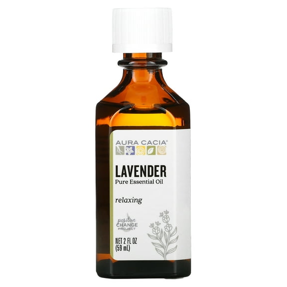 Aura Cacia, Pure Essential Oil, Lavender, 2 fl oz (59 ml)