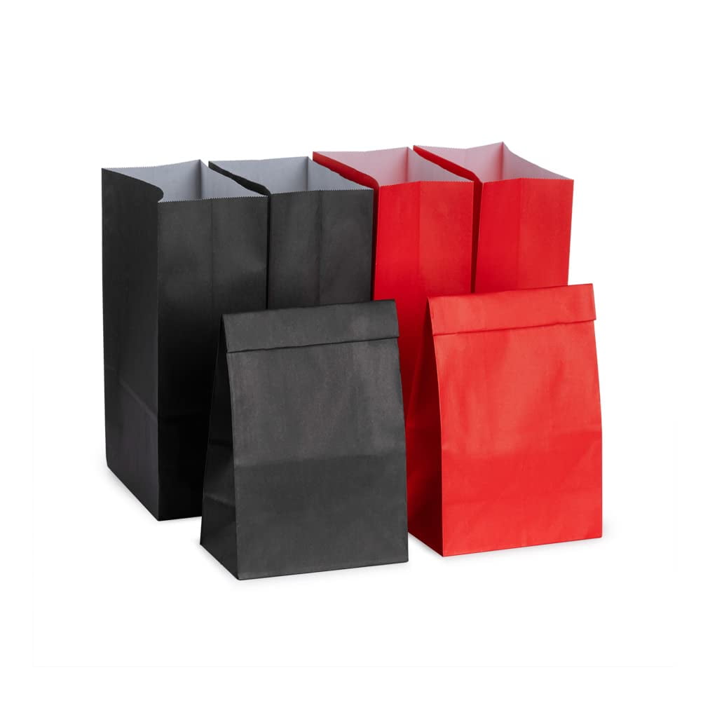 AWELL Small Party Favor Paper Bag Wrapped Treat Goody Snack Bags 9