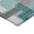 thumbnail image 4 of Addison Rugs Chantille Indoor/Outdoor Transitional Modern Teal Washable Rectangle Rug, 10' x 14', 4 of 6
