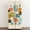 Color 3, variant on Self Adhesive Vinyl Refrigerator Wrap Set Abstract Geometric Colorful Shapes Stars Door Mural Removable Fridge Sticker Peel and Stick Full Door Cover Decal Kitchen Bar Decor