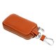 thumbnail image 2 of Funda universal de cuero PU para mando a distancia de coche, funda para llavero inteligente (marrón), 2 of 9