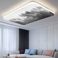thumbnail image 2 of Black Forest Fluorescent Light Covers, Black and White Natural Landscape Modern Abstract Art Magnetic Light Covers for Ceiling Lights, Fluorescent Ceiling Shade for Classroom Office 4x2Ft x 4PCS, 2 of 8