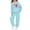 Light Blue, variant on Zefriona Kids Casual Heart Graphic Long Sleeve Hoodie and Cuffed Tracksuit Pants Set 2-13Y Khaki Size 12