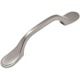 thumbnail image 2 of Cosmas 9533SN Satin Nickel Cabinet Hardware Footed Handle Pull - 3" Inch (76mm) Hole Centers - 25 Pack, 2 of 2