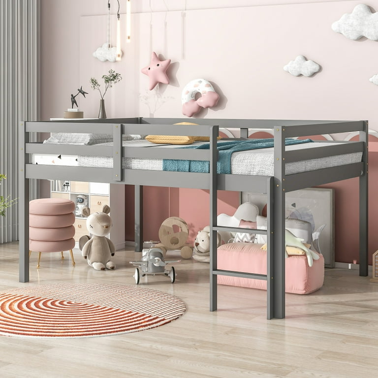 Full size top loft bed walmart