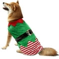 thumbnail image 4 of SAYOO Dog Christmas Elf Costume Pet Vest for Puppy Small Medium Large Dogs, 4 of 8