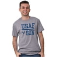 thumbnail image 5 of USAF Son United States Air Force Men's Graphic T Shirt Tees Brisco Brands X, 5 of 6