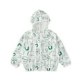 thumbnail image 4 of MEZZALL Toddler Girls Zip Up Hooded Jacket For Kids Lightweight Breathable Outerwear With Prints Casual And Outdoor Coat For Ages 3 14 Breathable Baby Wear, 4 of 4