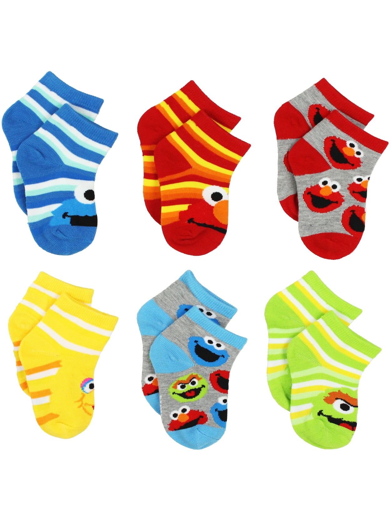 Sesame Street Baby Infant Boys Multi pack Socks SS008