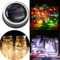 thumbnail image 2 of Werulen 2Pcs Solar Powered Jar Lid Lights, 2M Color Changing LED String Lights for Garden Decor, Outdoor Solar Jar Lid Insert, Waterproof Solar Lights for Patio, Jar Lid Solar Light Decor, 2 of 9