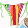 thumbnail image 4 of Neinkie Womens High Cut Thong Bikini Set Swimsuits Cami String Sexy Bathing Suit, 4 of 6