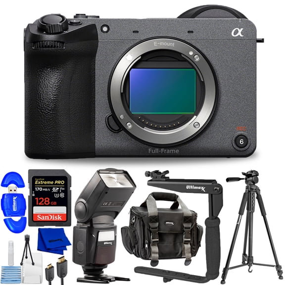 Sony FX2 Digital Cinema Camera (Body) International Model ILME-FX2B - 128GB Accessory Bundle