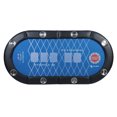 thumbnail image 4 of wirlsweal 71 Inch Poker Table, 8 Player Folding Poker Table with Collapsible Legs, Padded Rail and Cup Holders, Portable Poker Table for Texas Holdem Poker, 4 of 10