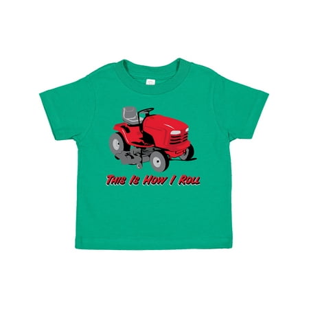

Inktastic This is How I Roll Mower Gift Toddler Boy or Toddler Girl T-Shirt