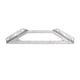 thumbnail image 1 of Soporte de Esquina de Acero Inoxidable, Conector Trapezoidal Fijo de 3 Lados para Muebles, Armarios, Estantes, Mesas y Sillas (Paquete de 1), 1 of 5