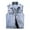 Light Blue, variant on DeHolifer Men Coat Sleeveless Button Down Turndown Collar Solid Color Waistcoat Deinm Coat for Men Black 3XL