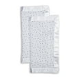 thumbnail image 4 of Lulujo - Baby Security Blanket Lovie Cotton Muslin with Satin Trim, 4 of 5