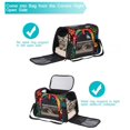 thumbnail image 5 of Peace Sign Premium Cat Carrier Bag - Durable 900D Oxford Cloth & Sherpa Base, Spacious 17x10x11.8 in Size, Comfortable Nylon Webbing - Ideal for Traveling with Your Feline Friend!, 5 of 7