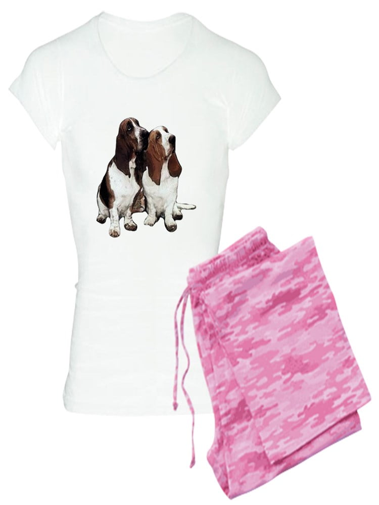 Cafepress Cafepress Basset Hounds Women S Light Pajamas Walmart Com Walmart Com