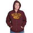 thumbnail image 4 of Mathlete Pi Math Student Teacher Zip Up Hoodie Men's Women's Brisco Brands 4X, 4 of 6