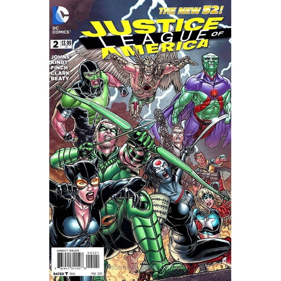 Justice League of America (3rd Series) #2A VF ; DC Comic Book