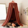 thumbnail image 1 of Kids Bed  Soft Smooth Playing Tent  Hanging Mosquito Net Bedding  Red, 1 of 11