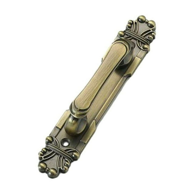 Poignée de Porte en Alliage d'Aluminium Exposé Antique Européen Poignée de Porte à Pousser-Tirer