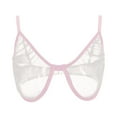 thumbnail image 4 of Naughtyhood Women's Lingerie,Sleep & Casual Women's New Sexy And Underwear Attraction Perspective Mesh Sling Underwear And Underwear Tops Valentine's Day Lingerie Gifts for Women, 4 of 7