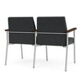 thumbnail image 3 of Mystic Reception Waiting 2-Seat Tandem Seating / Silver Steel / Dark Gray, 3 of 5