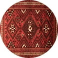 thumbnail image 1 of Ahgly Company Indoor Round Persian Orange Traditional Area Rugs, 3' Round, 1 of 1